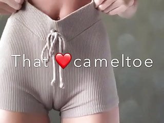 Cameltoe Thighgap Tight Shorts Big...