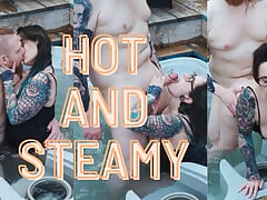 Steamy Hot Tub Sex ElizabethHunny & BrutalBelial