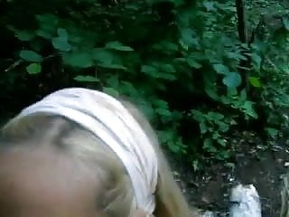 Amateur Outdoor Blowjob, Blond, Blowjobs, See Through