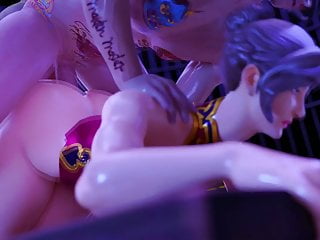 Chun Li Doggy Anal