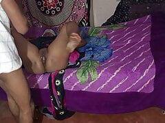Rupa sex, mms, viral video with her nephew, clear Hindi talk, Village Khatiya Sex