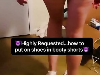 How to put on shoes