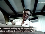 Dominatrix Mistress April – locking up her slave’s cock