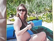 Emily Blunt Cum Tribute- Pregnant Bikini