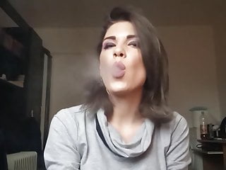 Homemade Amateur, Brunette, POV, MILF Smoking