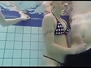 Under water handjob