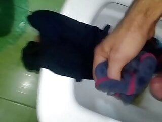 Toilet Playing While Urinating