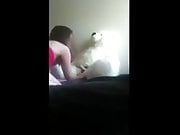 Girl is fucking her Bear