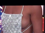Spanish celebrity Cristina Pedroche shows tits in sexy dress