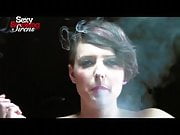 Smoking Fetish - Sexy Blonde Smokes with a Holder