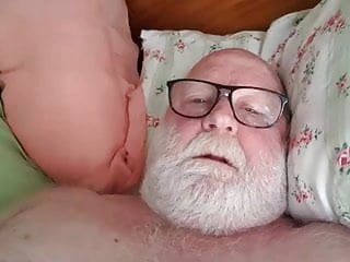 Grandpa Stroke On Webcam...
