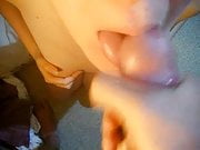 Cum in mouth and swallow