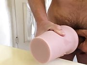 Masturbation with Venus Clone masturbator sex toy