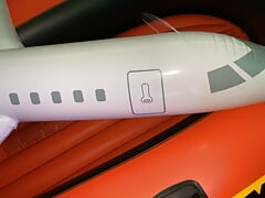 Cumming On My Inflatable Airplane On A Boat