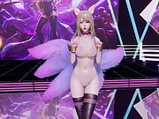 R18-MMD Bestie - Love Options Ahri Uncensored 3D Nude Dance 