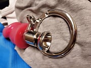 Inverted chastity cage - cock pushed inside of the body