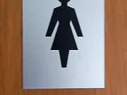 Hotel toilet wanking