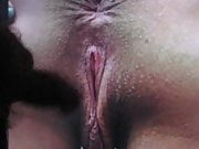 Tribute in two holes from a mature woman 