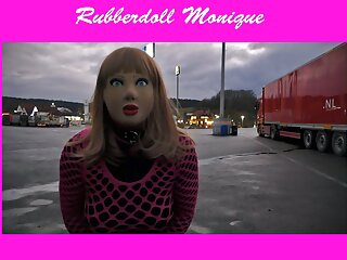 Rubberdoll monique as a bimbo doll...