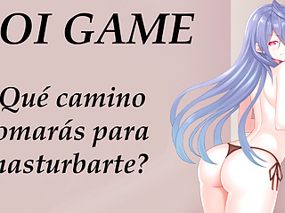 Spanish JOI - Juego hentai con opciones. Choose way.