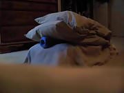 Homemade sex toy pillow humping orgasm 