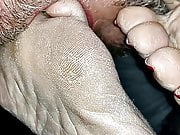 Wifes Toes Need To Be Cleaned