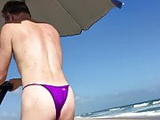 me in my purple string bikini