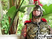 Viking Alix Lynx kidnaps and fucks Roman Chad