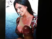 Denise Milani cum tribute