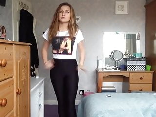 European, Tight Leggings, Sexy Girls, Try on