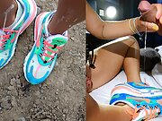 Cum On My Sneakers Collection Cumshot Cumpilation 1