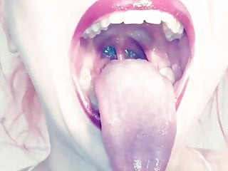 Hot tongue uvula fetish...