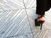 Milf high heels walking sex