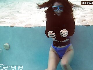 Underwater Pool, Babe, Real, Erotic