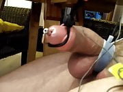 Estim cum plugged