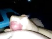 Cumshot on myself in bed. 