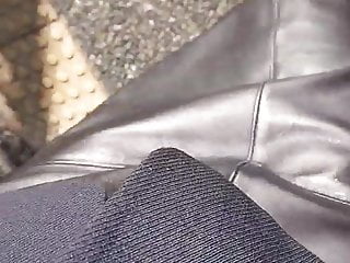 Leather Skirt, Boots, HD Videos, High Heels