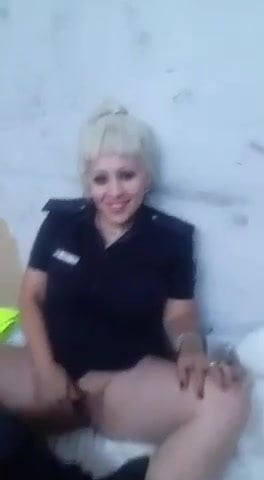 masturbing the policewomen
