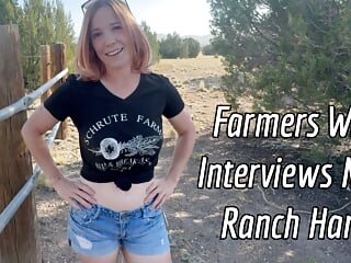 Farmers Wife Interviews New Ranch Hand - Jane Cane &amp; &#039;Channing&#039; from Tantaly