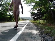 naked road walk