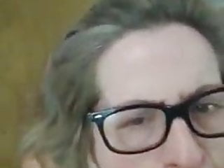 With glasses blowjob...