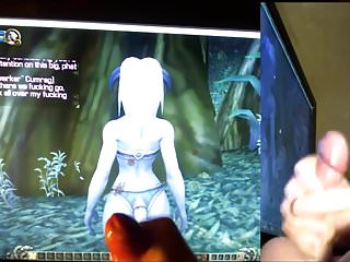 Wow Cum Tribute To Aleciaeverbloom (World Of Warcraft)