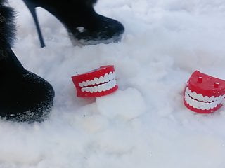 Teeth, Blacks Sexy, Lady, Black Boots