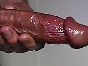 Edging to a big precum drip