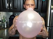 Balloon Fetish - Sergeant Miles Blowing Balloons Video 1