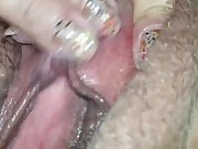 tugging at her Clit