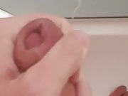 Cumshot in the Shower