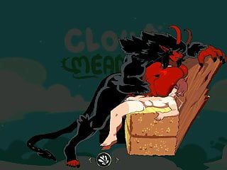 cloud meadow huge tits demon fuck with sound